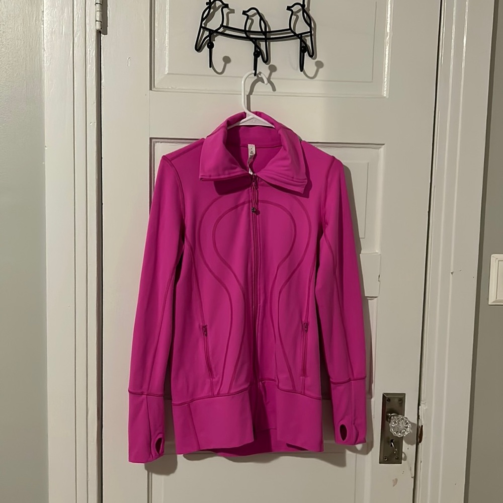 lululemon athletica Hot Pink Full-Zip Jacket